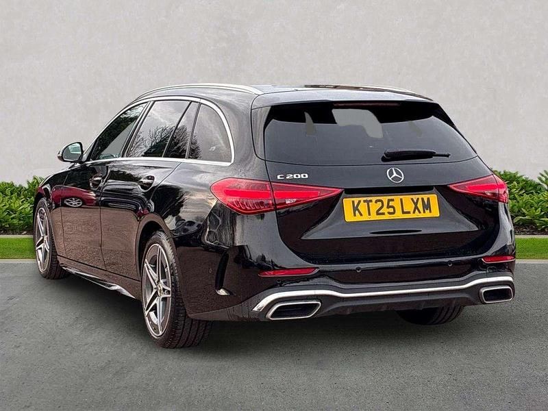 Used Mercedes C200 AMG line 2025 Black Estate