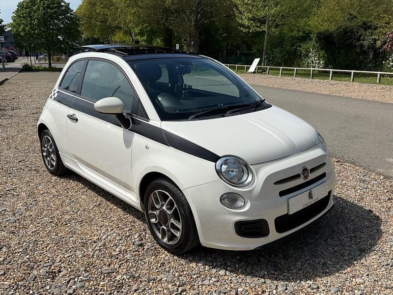 White Used 2013 Fiat 500 S Hatchback | £3,390 (Fair price) - Image 1/4