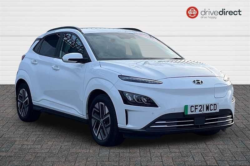 White Used 2021 Hyundai Kona Premium SUV | £13,299 (Fair price) - Image 1/4