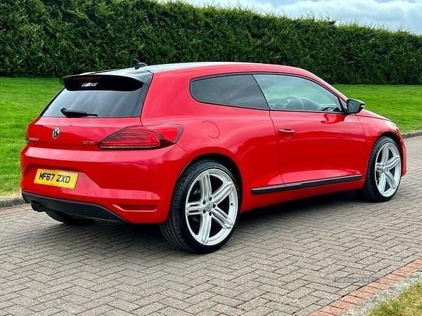 Used VW Scirocco Black Edition 150 HP (110 kW) 2017 Red Coupe