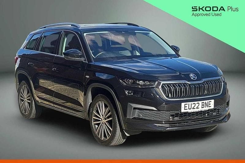 Used Skoda Kodiaq LAURIN & KLEMENT 196 HP (144 kW) 2022 Black magic pearl effect SUV