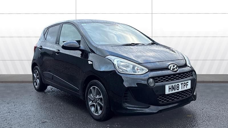 Black Used 2018 Hyundai i10 GO! Hatchback | £8,238 (Fair price) - Image 1/3