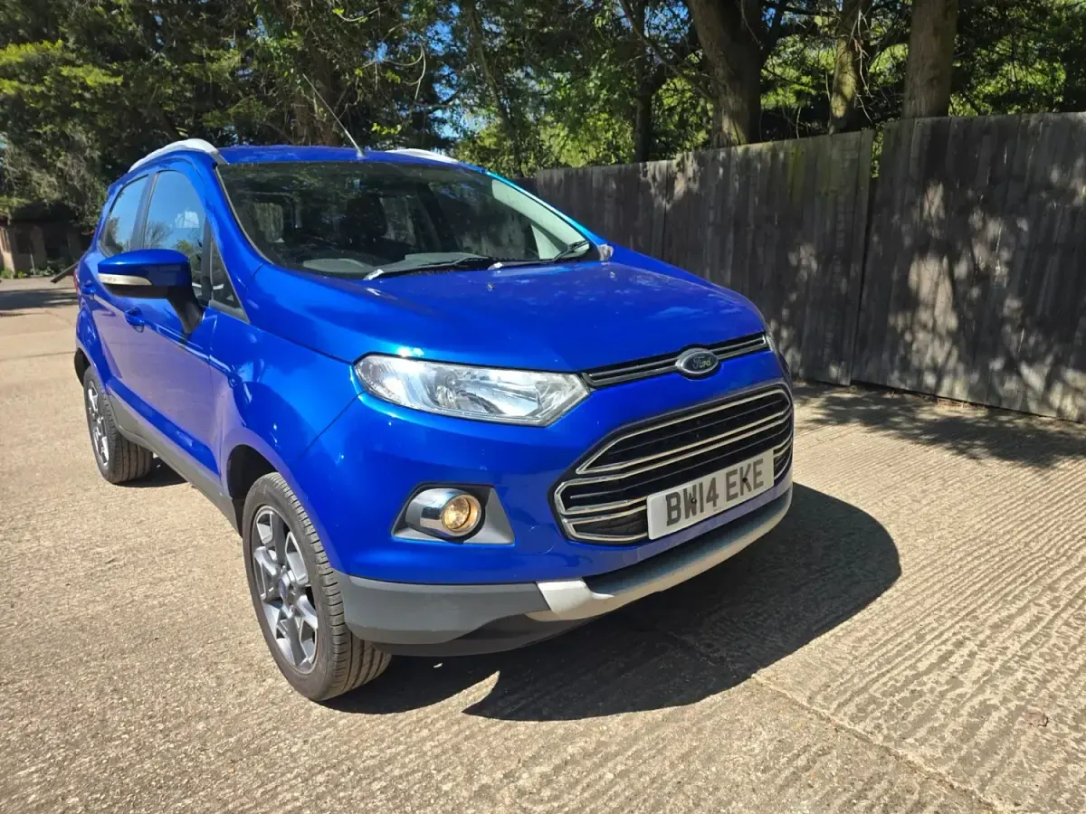 Usado Ford Ecosport Titanium 112 HP (82 kW) 2014 Azul SUV