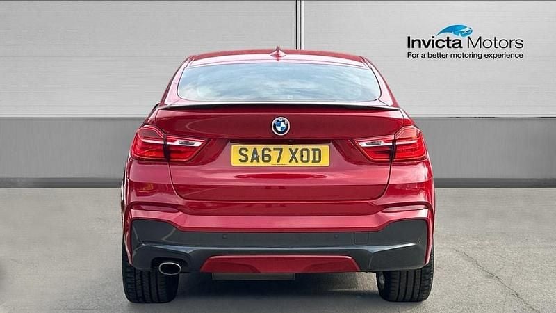 Used BMW X4 M Sport 190 HP (139 kW) 2017 Red SUV