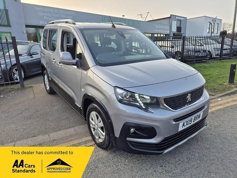 Used Peugeot Rifter Allure 110 HP (80 kW) 2019 Grey MPV