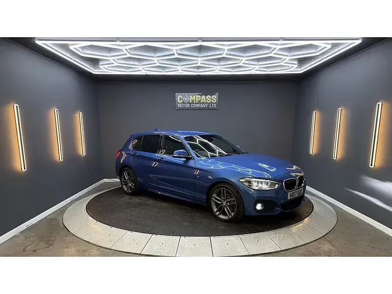 Used BMW 120 M Sport 190 HP (139 kW) 2017 Blue Hatchback