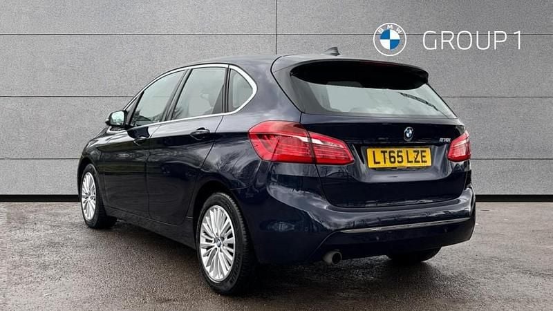 Used BMW 218 Active Tourer Luxury Line 134 HP (98 kW) 2015 Blue MPV