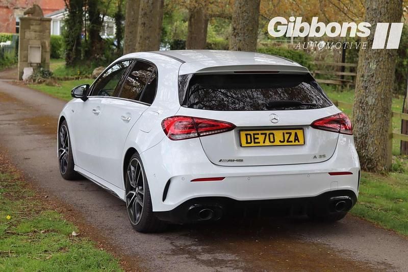 Used Mercedes A35 AMG Premium 2021 White Hatchback