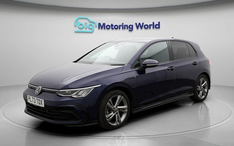 Used VW Golf VIII R-line 150 HP (110 kW) 2023 Blue Hatchback
