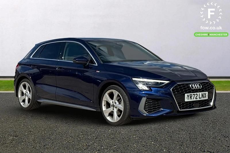 Blue Used 2022 Audi A3 Sportback Comfort Hatchback | £21,199 (A bit pricey) - Image 1/3
