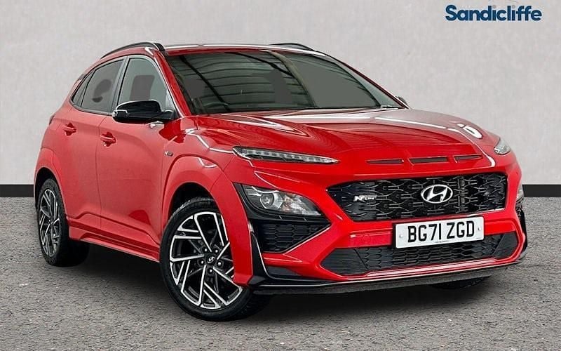 Red Used 2022 Hyundai Kona N Line SUV | £12,766 (Fair price) - Image 1/4