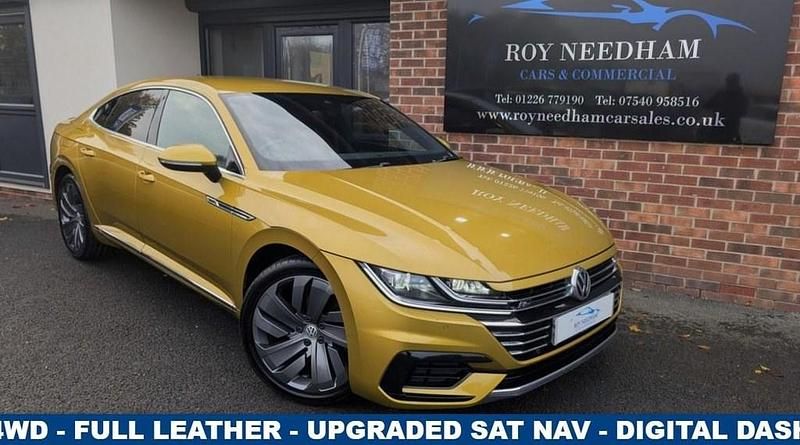 Yellow Used 2018 VW Arteon R-line Hatchback | £15,990 (Fair price) - Image 1/2