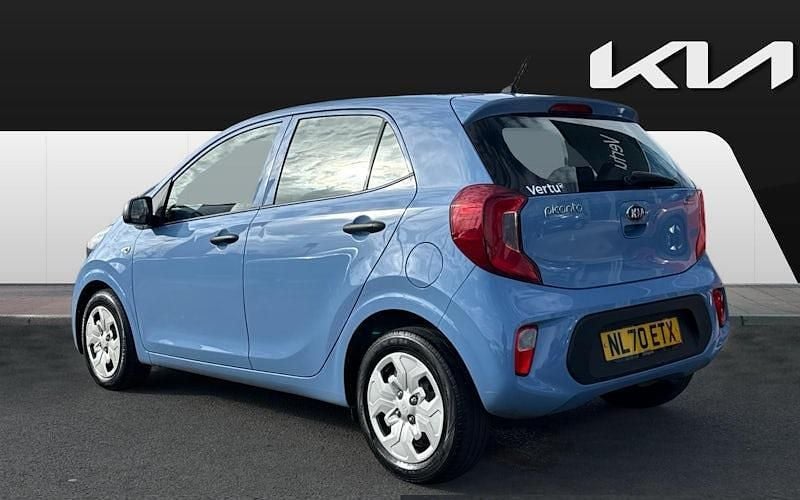 Used Kia Picanto 67 HP (49 kW) 2020 Blue Hatchback