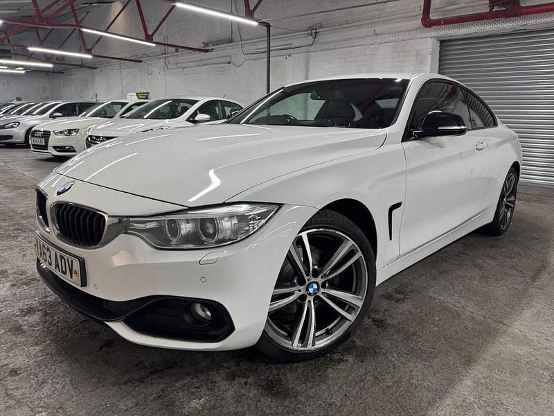 White Used 2014 BMW 420 Sport Line Coupe | £8,900 (Fair price) - Image 1/4