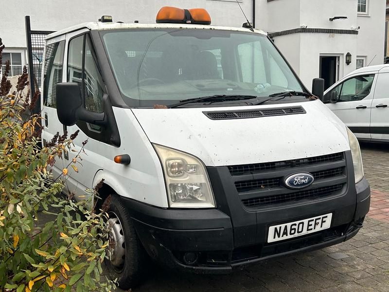 Second-hand Ford Transit 100 CP (73 kW) 2010 Alb Cabrio
