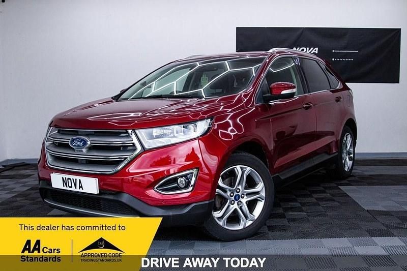 Red Used 2016 Ford Edge Titanium SUV | £10,990 (Fair price) - Image 1/4