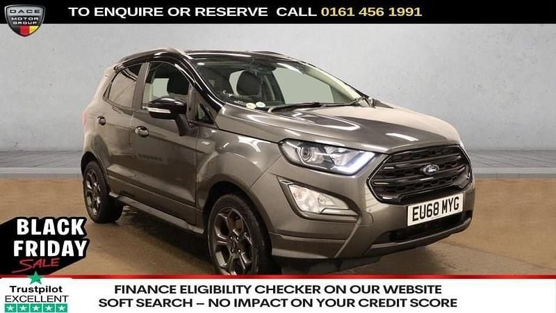 Grey Used 2019 Ford Ecosport ST-Line SUV | £9,470 (Good price) - Image 1/4