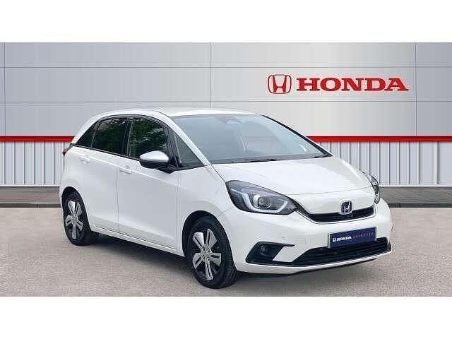 White Used 2021 Honda Jazz Hybrid Hatchback | £15,304 (Fair price) - Image 1/4