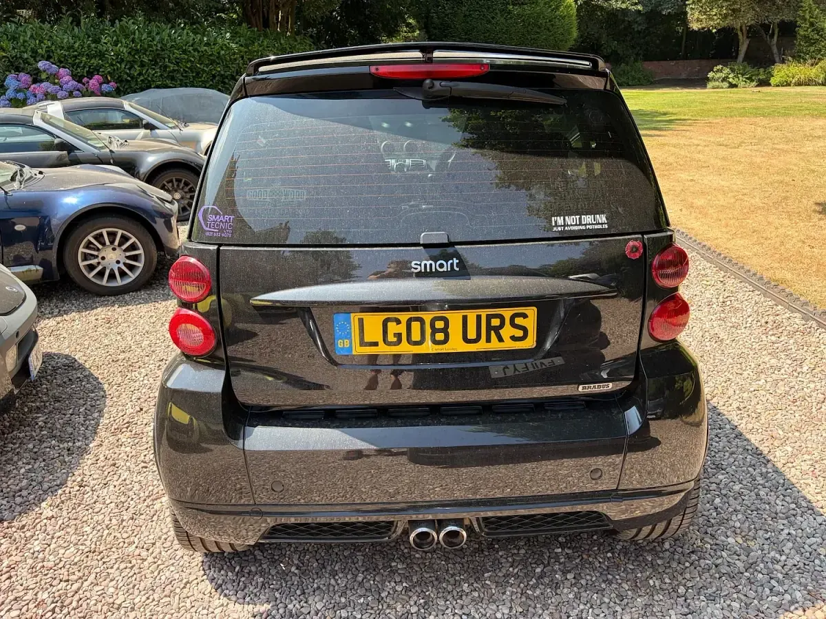 Used Smart ForTwo Coupé Brabus Xclusive 84 HP (61 kW) 2008 Black Coupe