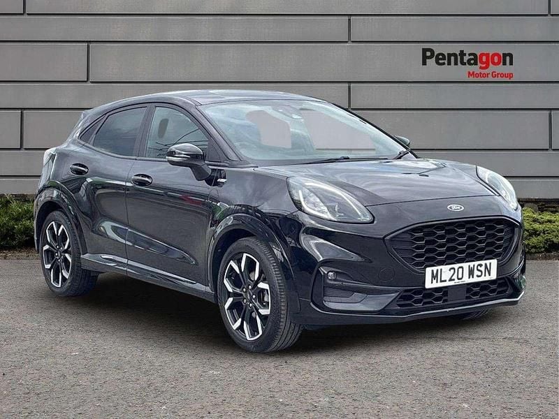 Black Used 2020 Ford Puma Gen-E ST-Line X SUV | £12,995 (Fair price) - Image 1/4