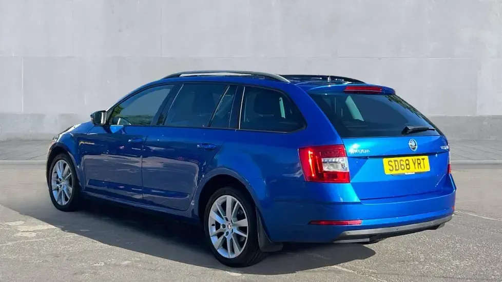 Used Skoda Octavia SE L 115 HP (84 kW) 2018 Blue