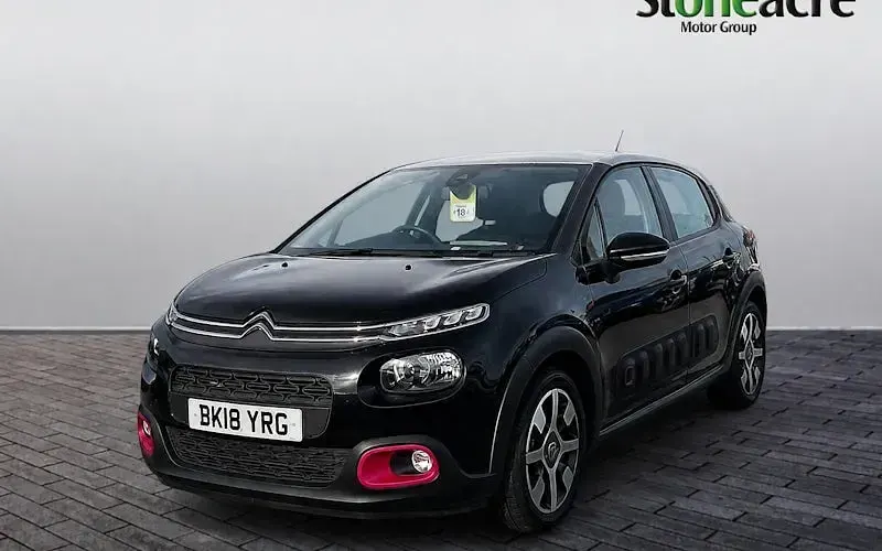 Used Citroën C3 Feel 82 HP (60 kW) 2018 Black Hatchback