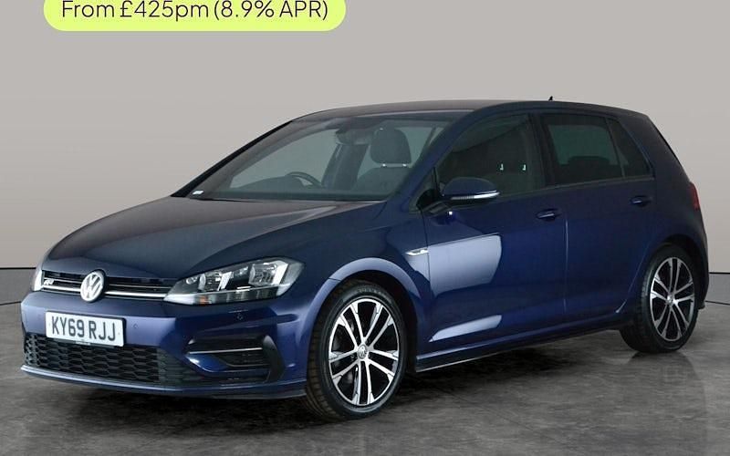Used VW Golf VII R-line 150 HP (110 kW) 2019 Blue Hatchback