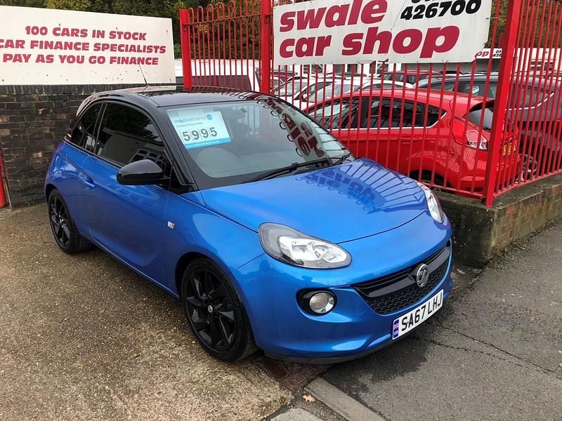 Used Vauxhall Adam 2017 Blue Hatchback