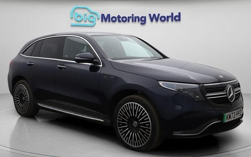 Used Mercedes EQC400 AMG line 300 kW (408 HP) 2023 Blue SUV