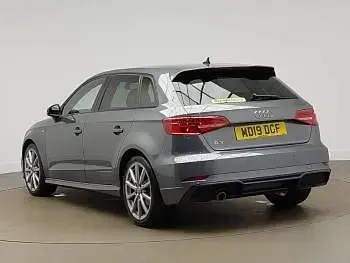 Used Audi A3 Black Edition 116 HP (85 kW) 2019 Grey Sedan