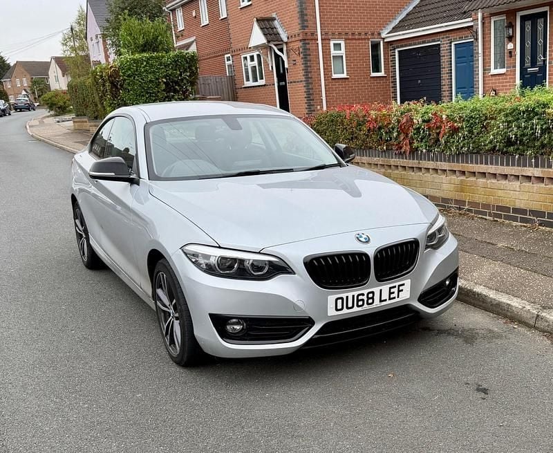 Silver Used 2018 BMW 220 Sport Line Coupe | £14,490 (Fair price) - Image 1/3