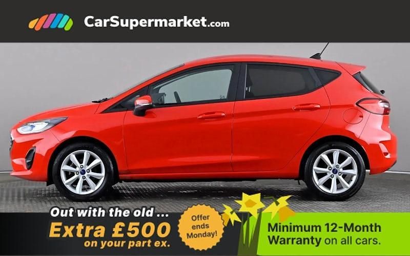 Used Ford Fiesta Trend 101 HP (74 kW) 2022 Red Hatchback