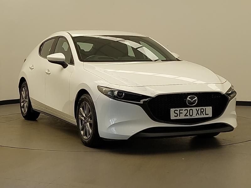 White Used 2020 Mazda 3 Hatchback | £14,498 (Fair price) - Image 1/4