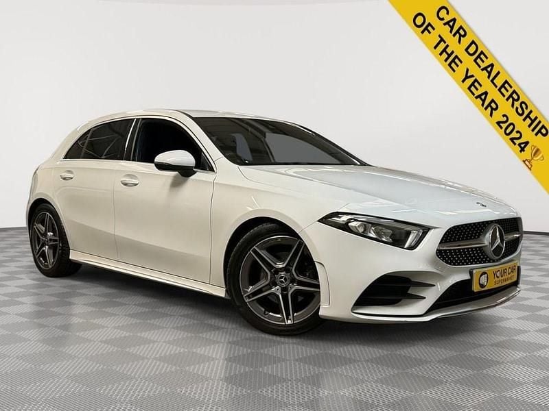 White Used 2020 Mercedes A200 AMG line Hatchback | £14,295 (Good price) - Image 1/4