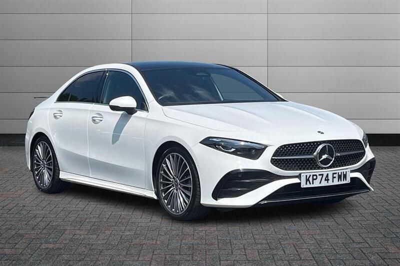 Spectral blue Used 2024 Mercedes A200 AMG Line Premium Plus Sedan | £29,350 (Expensive) - Image 1/4