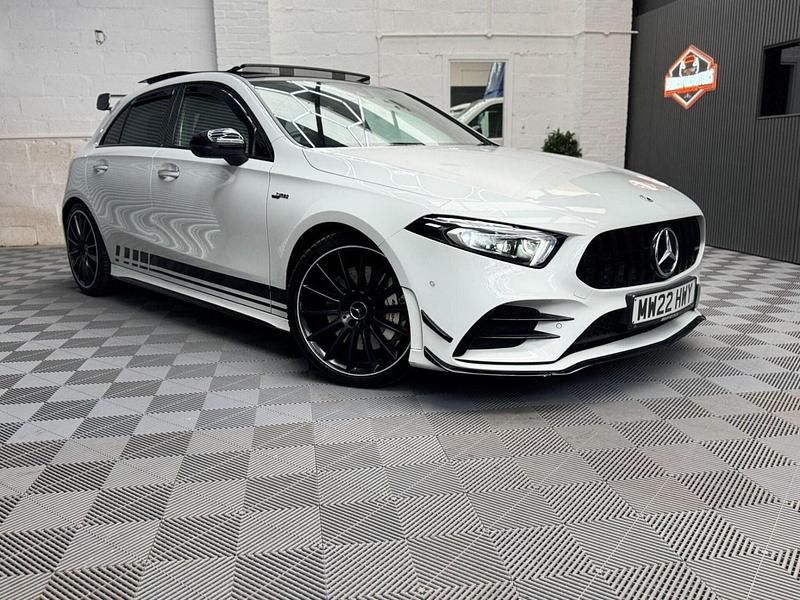 Used Mercedes A35 AMG Premium Plus 2022 White Hatchback