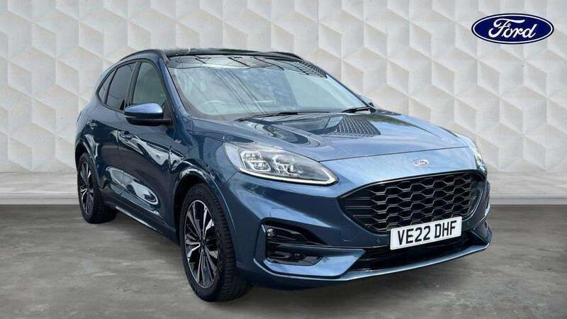 Blue Used 2022 Ford Kuga ST-Line X SUV | £21,445 (A bit pricey) - Image 1/4