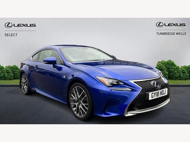 Blue Used 2018 Lexus RC300h Sport Line Coupe | £22,873 (Good price) - Image 1/3
