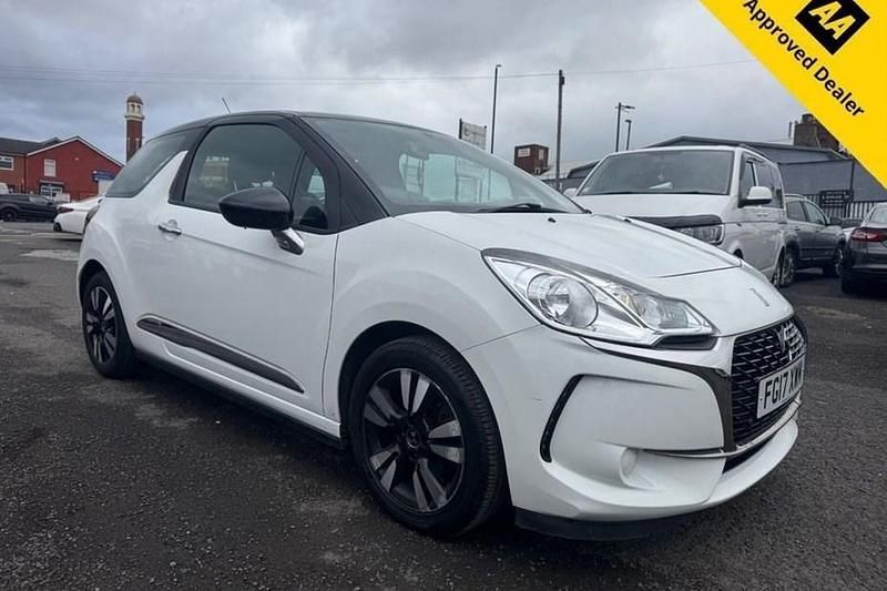 Used DS Automobiles DS3 Chic 82 HP (60 kW) 2017 White Hatchback