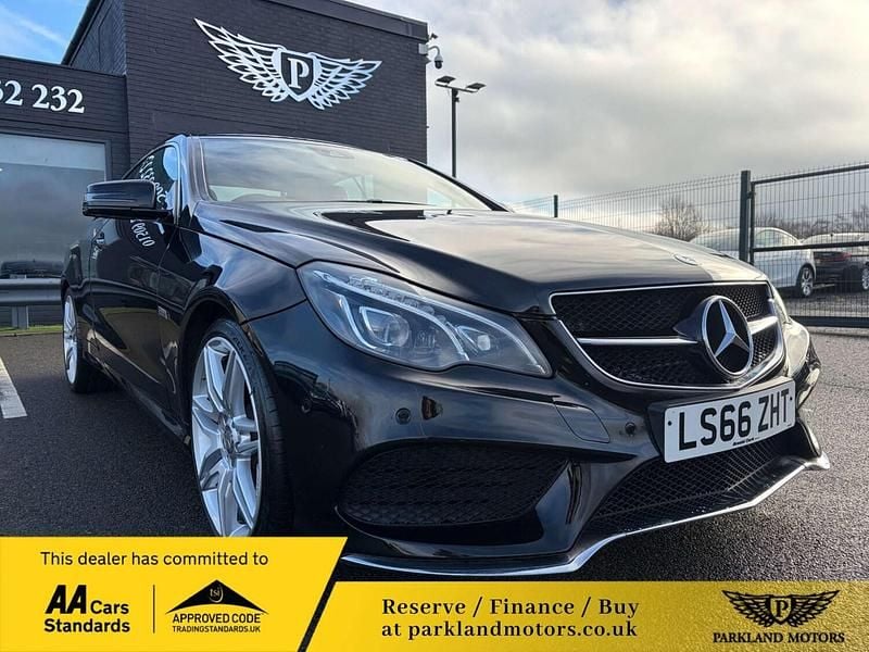 Black Used 2016 Mercedes E220 AMG line Coupe | £8,995 (Fair price) - Image 1/4