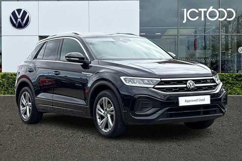Black Used 2022 VW T-Roc R-line SUV | £21,778 (Fair price) - Image 1/4