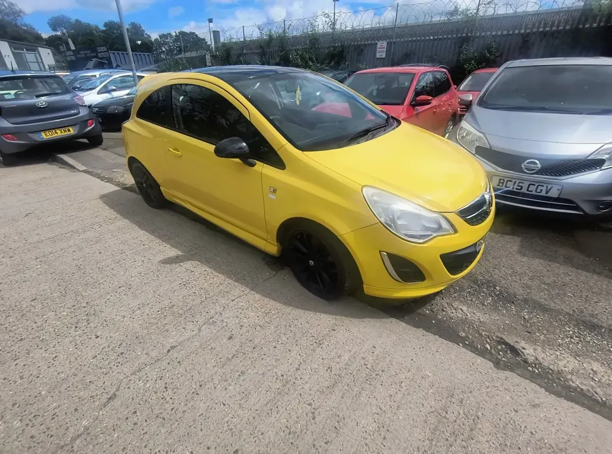 Used Vauxhall Corsa Edition 2012 Yellow Hatchback