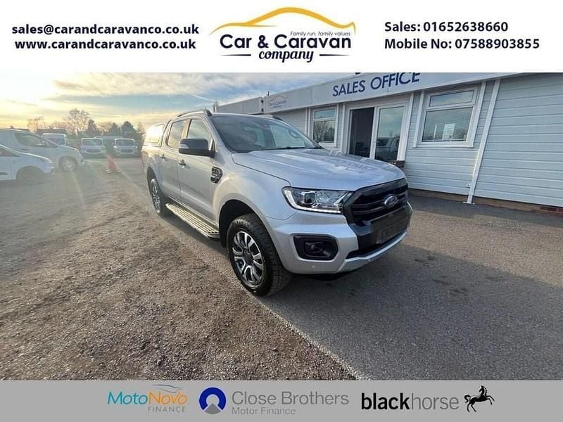 Begagnad Ford Ranger Wildtrack 2021 Silver Pickup