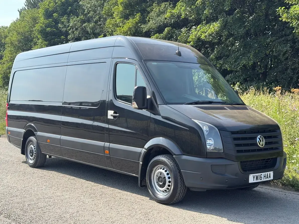 Used VW Crafter 136 HP (100 kW) 2016 Black Van