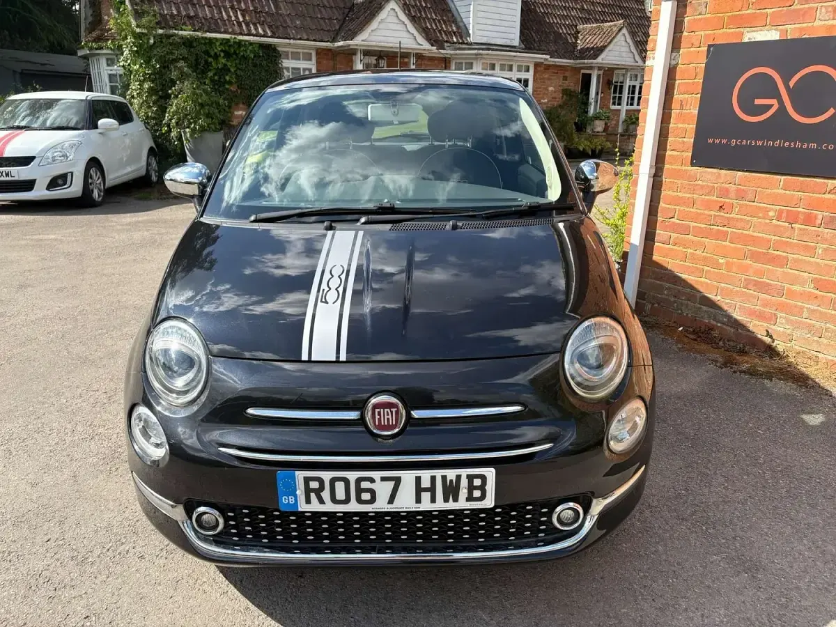 Used Fiat 500 Lounge 69 HP (50 kW) 2017 Black Hatchback