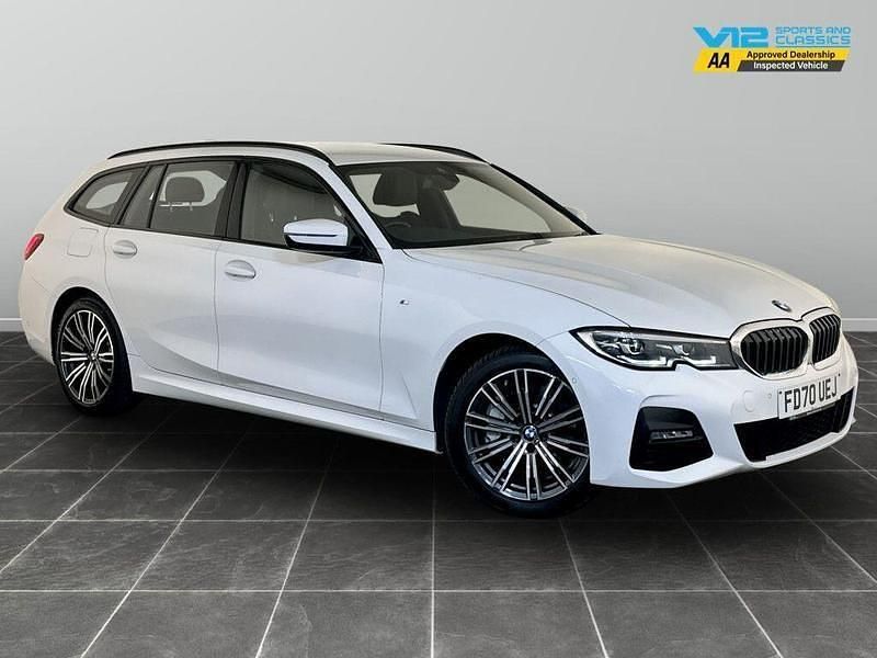 White Used 2021 BMW 330e M Sport Estate | £16,995 (Super price) - Image 1/2