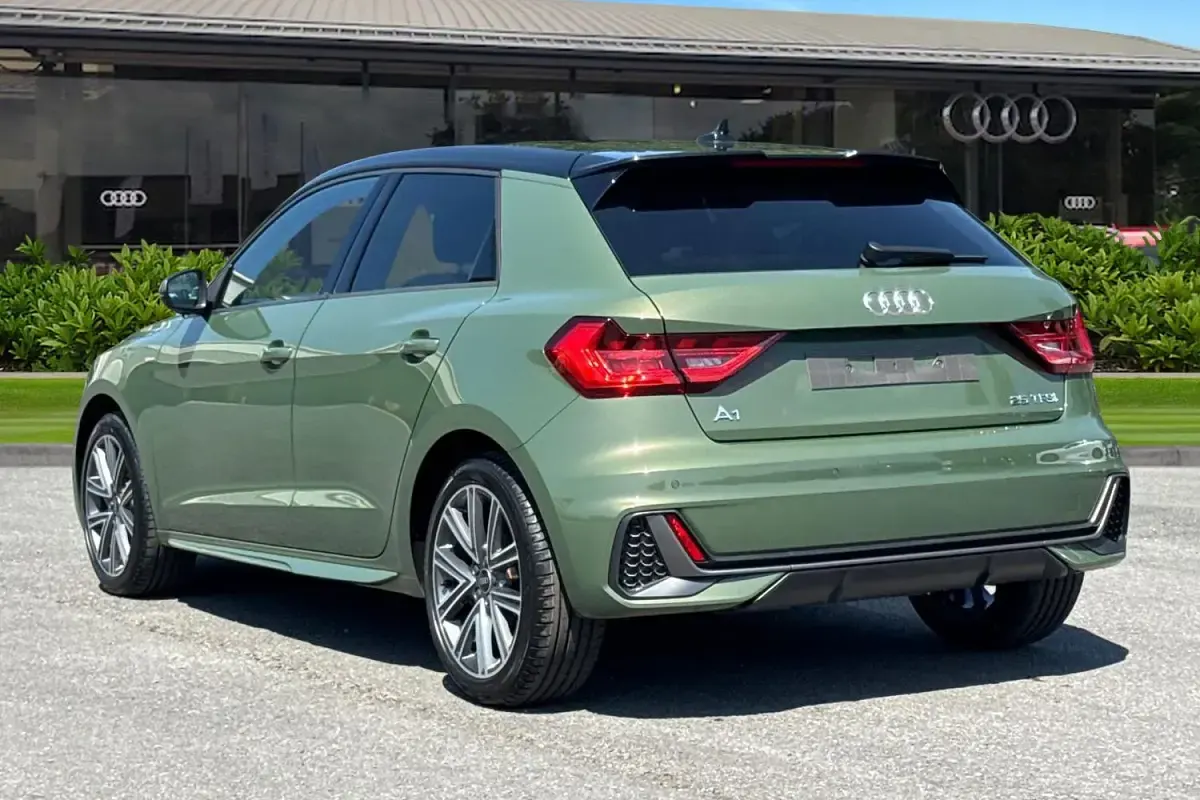 New Audi A1 Sportback S-Line 2026 Green Hatchback