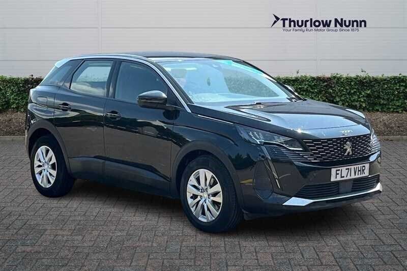 Black Used 2021 Peugeot 3008 Active Premium SUV | £14,495 (Fair price) - Image 1/4