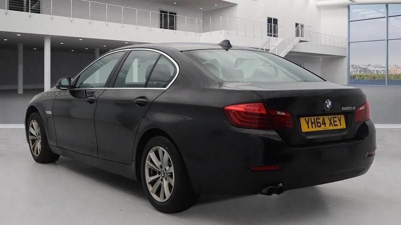 Used BMW 520 Impressive 2014 Black Sedan