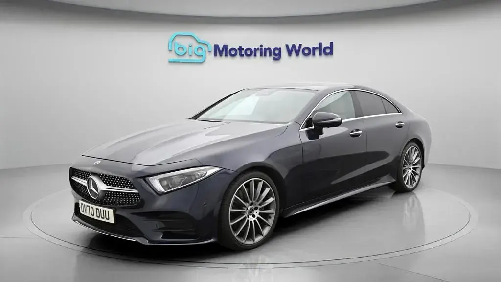 Used Mercedes CLS300 AMG line 245 HP (180 kW) 2020 Blue Coupe